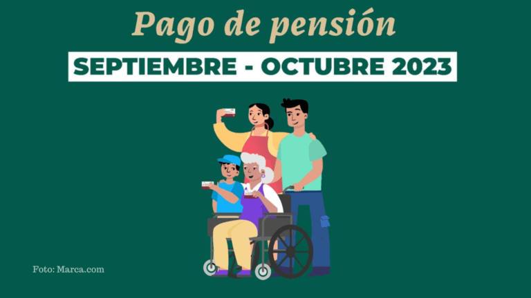 Pensión de Adultos Mayores jueves 28 de septiembre 2023