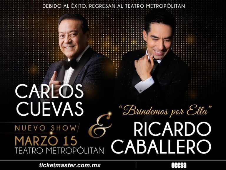 “Brindemos Por Ella” con Carlos Cuevas y Ricardo Caballero: una noche inolvidable nuevamente en concierto