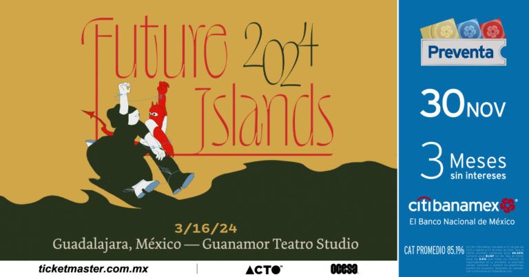 Future Islands anuncia regreso triunfal a Jalisco con nuevo álbum y gira electrizante