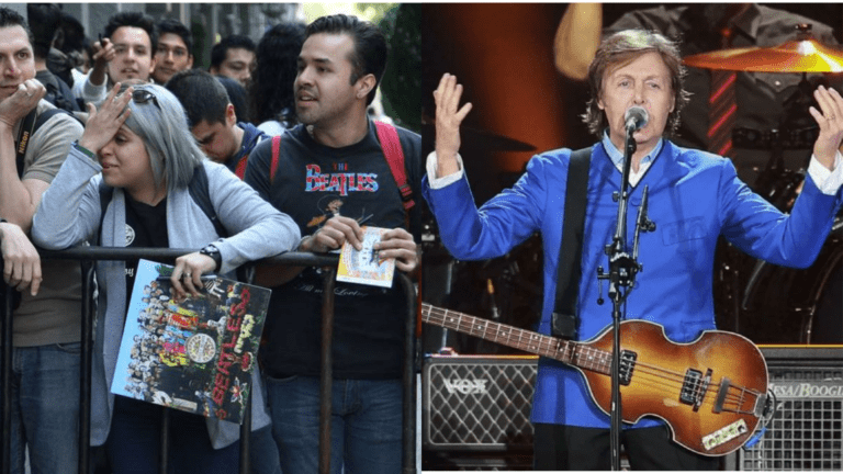 Fans de Paul McCartney Le Ofrecen una Serenata Épica en las Puertas del Foro Sol, Previo a su Concierto en México