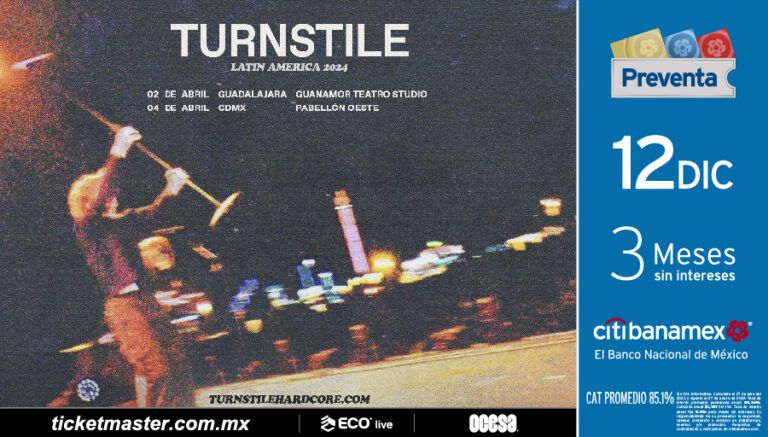 ¡Turnstile anuncia su esperado regreso a México con el Latin America 2024 Tour!