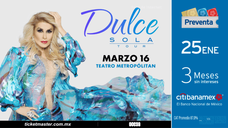 Dulce regresa a los escenarios de la CDMX con un espectáculo inolvidable