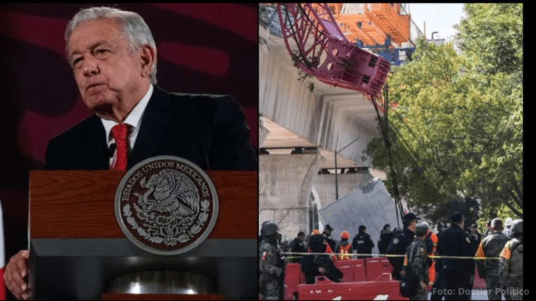 AMLO Critica A Opositores Por Reacción Al Colapso En El Tren Interurbano