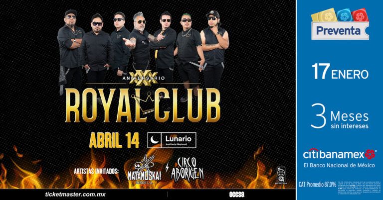 Celebrando 30 años de Ska: ROYAL CLUB en el Lunario del Auditorio Nacional