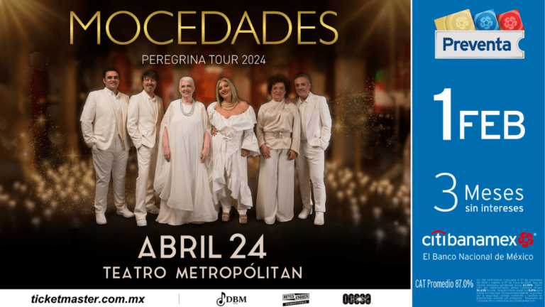 MOCEDADES ANUNCIA SU GRAN REGRESO A MÉXICO CON EL TOUR “PEREGRINA”