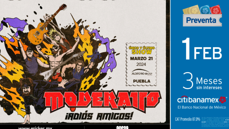 Moderatto anuncia su última Gira “ADIÓS, AMIGOS!” en Veracruz y Puebla