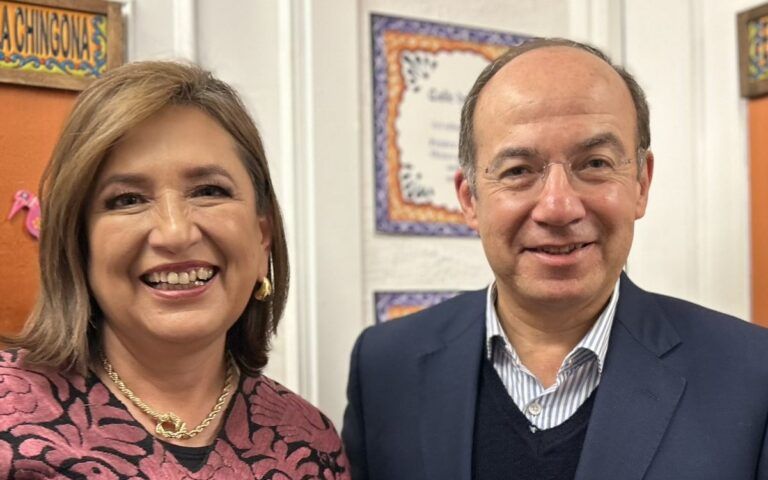 Xóchitl Gálvez y Felipe Calderón: Encuentro en Madrid para Analizar Estrategias de Seguridad y Salud en México.