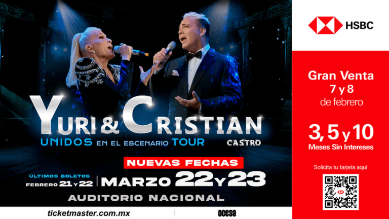 Yuri & Cristian anuncian más fechas para su gira “Unidos en el escenario Tour”