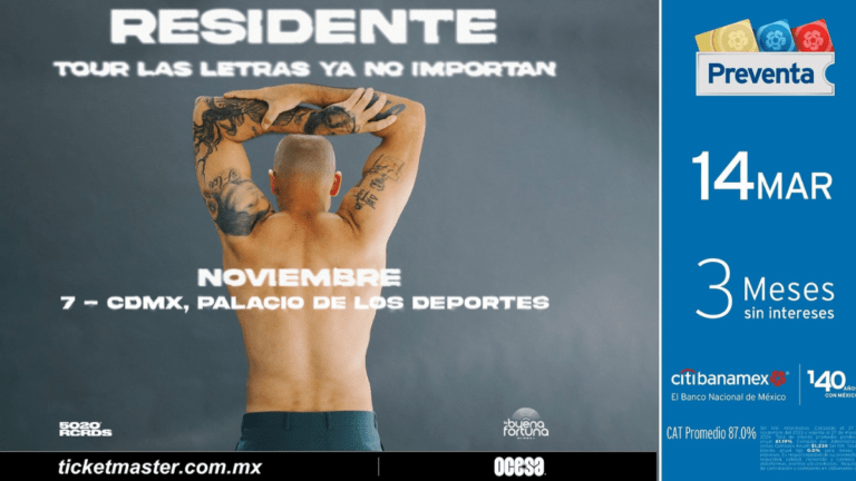 Residente regresa a Ciudad de México con un espectáculo imperdible