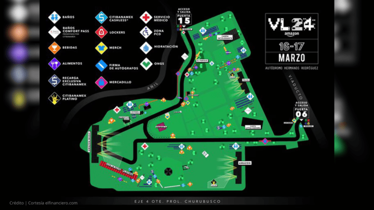 Vive Latino 2024: Mapa y Horarios en la Nueva Sede