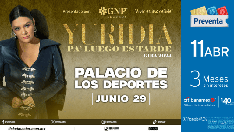 ¡Yuridia lleva su reinado del regional mexicano al Palacio de los Deportes!