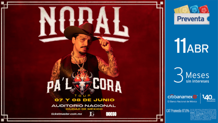 Christian Nodal regresa triunfal al Auditorio Nacional con su gira PA’L CORA TOUR