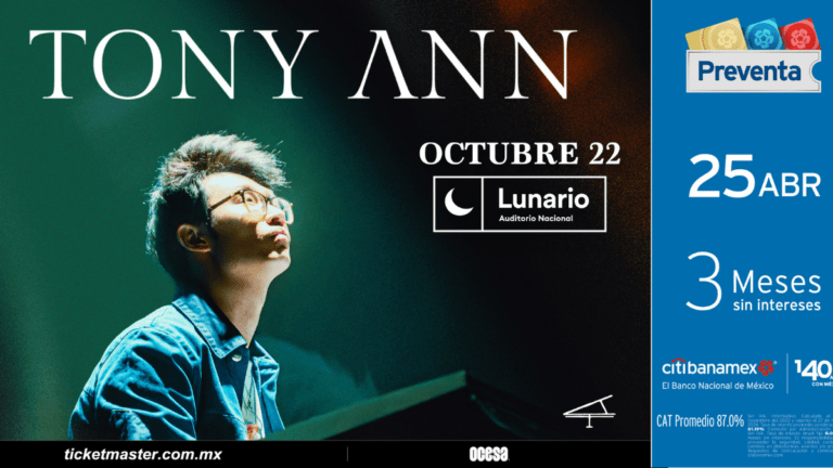 Tony Ann cautiva con su virtuosismo pianístico en una noche inolvidable en el Lunario del Auditorio Nacional