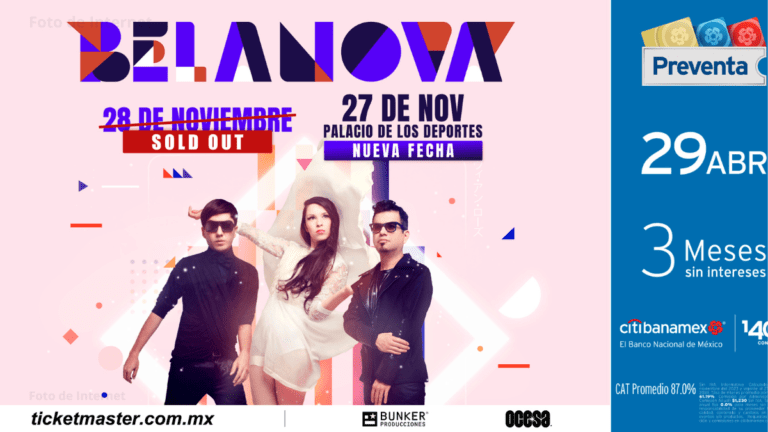 Belanova anuncia segunda fecha en el Palacio de los Deportes