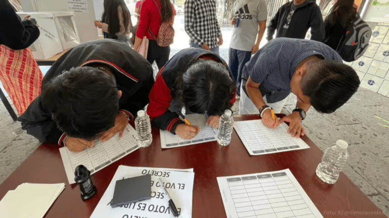 Simulacro Electoral 2024: ¿Qué Revelan los Primeros Datos sobre el Voto Joven?