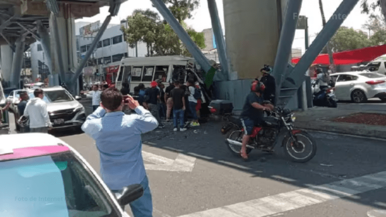 Dramático accidente de transporte público en la Ciudad de México deja más de 10 personas lesionadas