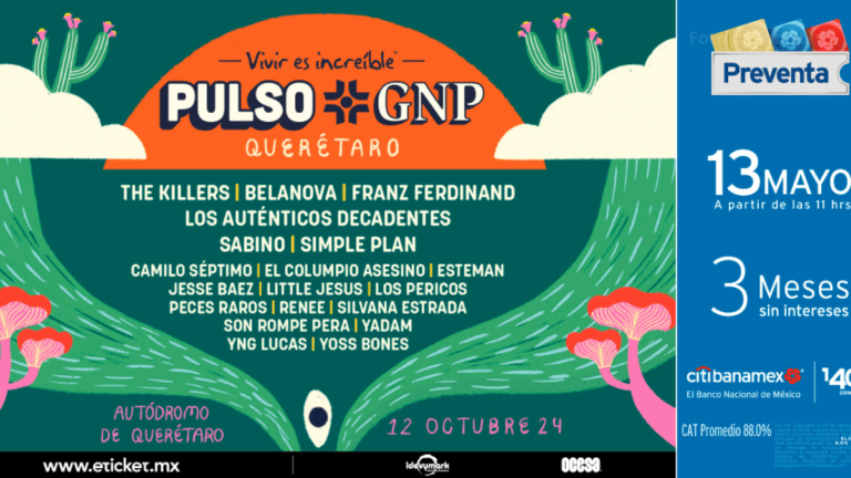 ¡Pulso GNP regresa para su quinta edición: Un festival de música y experiencias inolvidables en Querétaro!