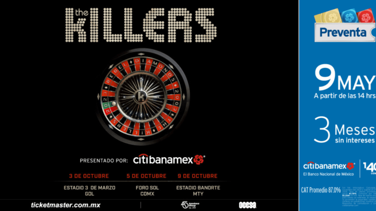 The Killers anuncian gira por México para celebrar 20 años de carrera