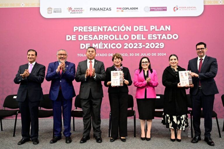 DELFINA GÓMEZ LANZA EL PLAN ESTATAL DE DESARROLLO 2023-2029 PARA EL ESTADO DE MÉXICO