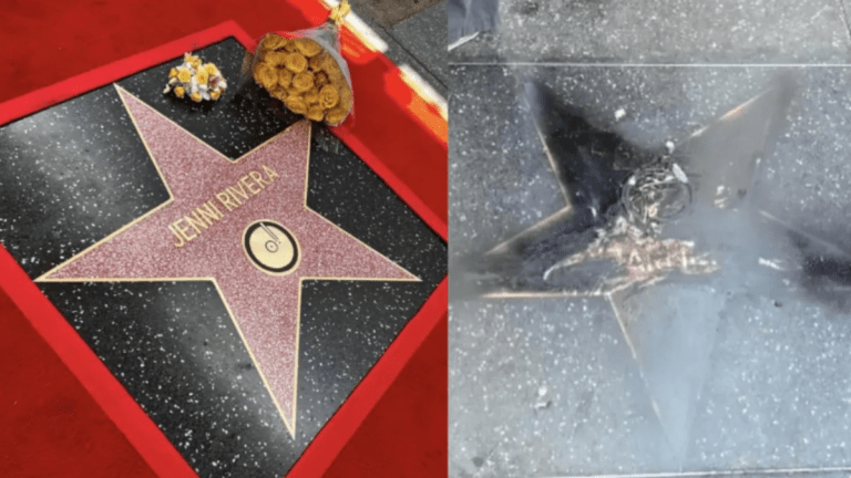 Jenni Rivera Honrada con una Estrella en el Paseo Frente a Capitol Records