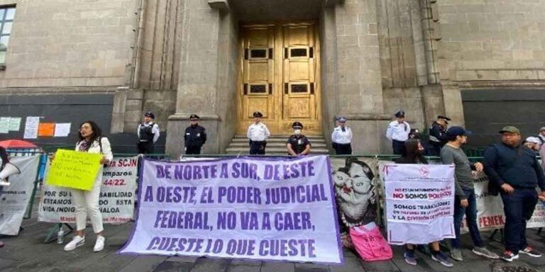 Demandan trabajadores de la SCJN desechar Reforma Judicial