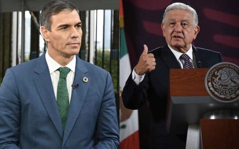 AMLO confronta a Pedro Sánchez por supuesta falta de respeto a la presidenta electa Claudia Sheinbaum