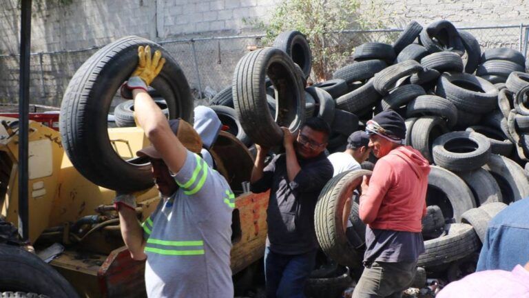 Edomex Promueve el Reciclaje de Llantas para Combatir Problemas Ambientales