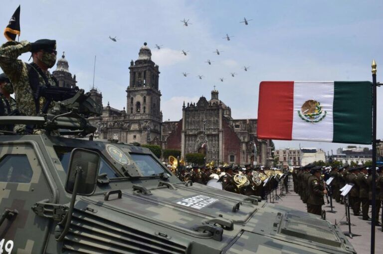 Inician ensayos para el gran desfile militar del 16 de Septiembre en CDMX