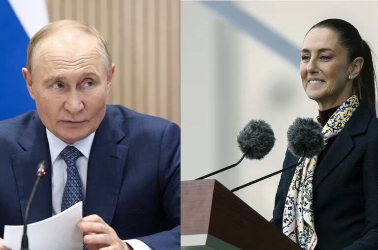 Putin rechaza invitación para la investidura de Claudia Sheinbaum