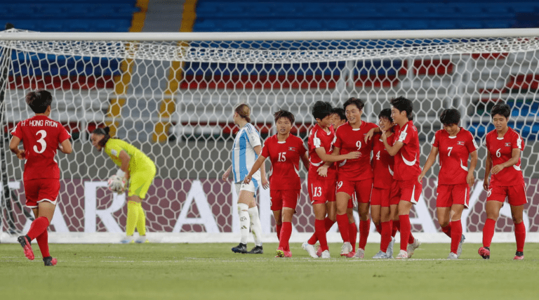 Goleada aplastante, Corea del Norte arrasa con Argentina