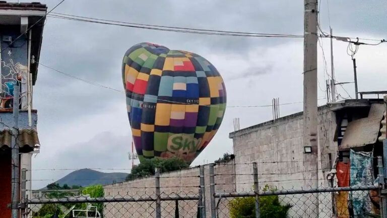 Aterrizajes de Emergencia de Globos Aerostáticos Generan Inquietud en Acolman