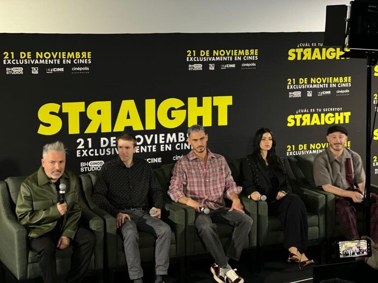 Así se vivió la conferencia de prensa de Straight, con Alejandro Speitzer y Bárbara López 