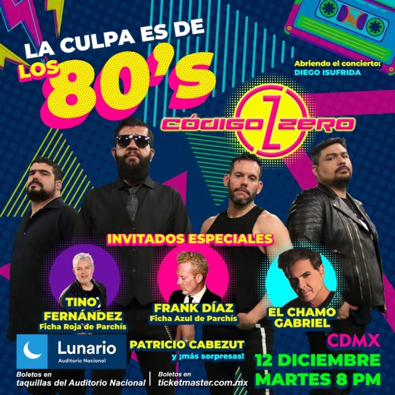 “La culpa es de los 80’s, Segunda Parte”: una noche de nostalgia y música en el Lunario del Auditorio Nacional