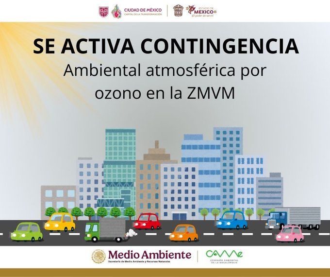 Se activa contingencia ambiental en la ZMVM por ozono