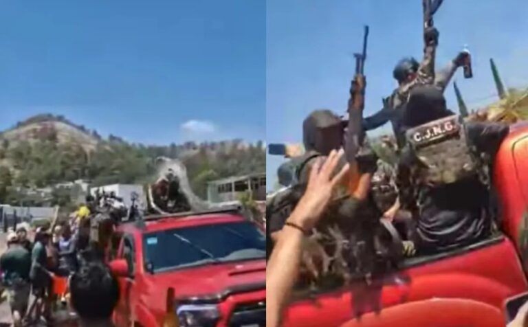 Abren investigación por desfile del CJNG en Michoacán