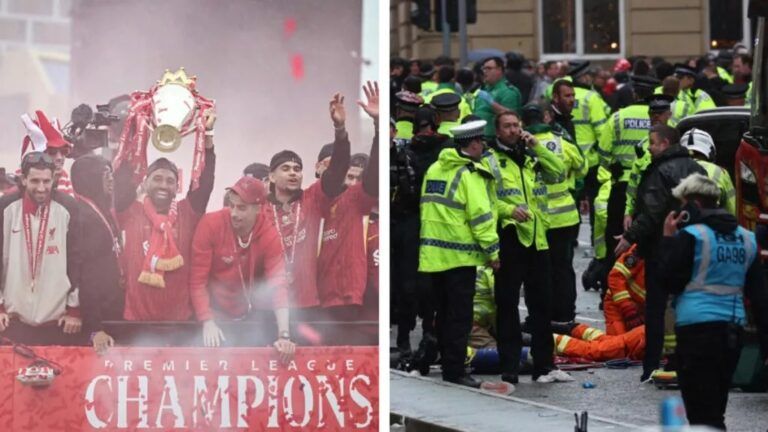 Atropellamiento masivo en la celebración del Liverpool