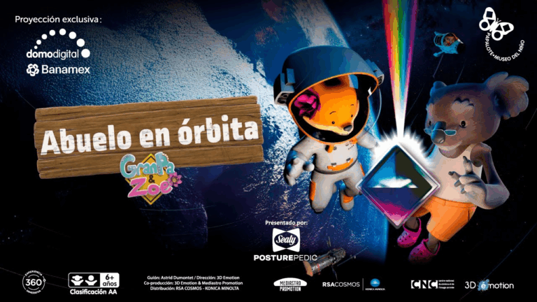 🌟 Premiere exclusiva en Latinoamérica: “Abuelo en Órbita” aterriza en el Papalote Museo del Niño 🚀🌞