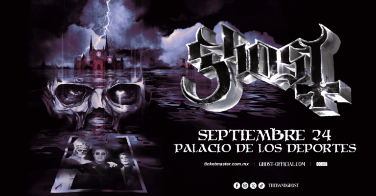 Ghost anuncia tercera fecha en CDMX