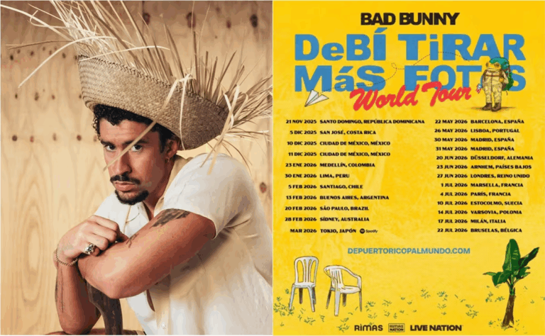 ¡Bad Bunny regresa a CDMX! Dos noches épicas con su gira DeBÍ TiRAR MáS FOToS