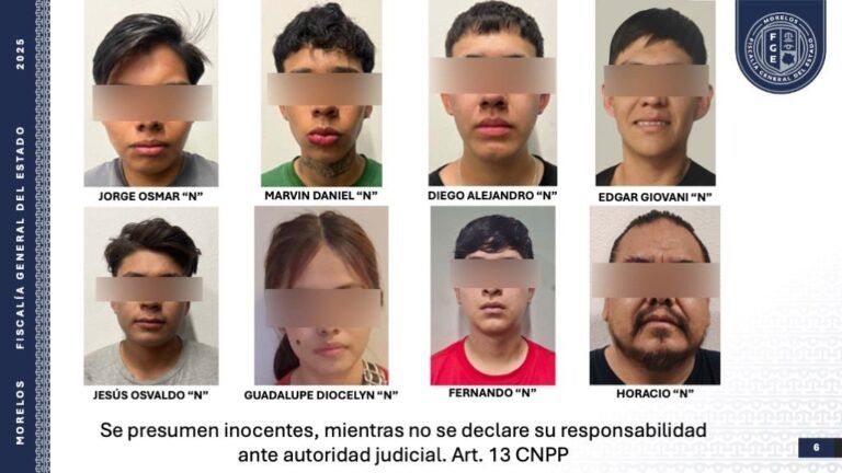 Implican a nueve personas en feminicidio de hija de funcionaria de la Fiscalía Morelos