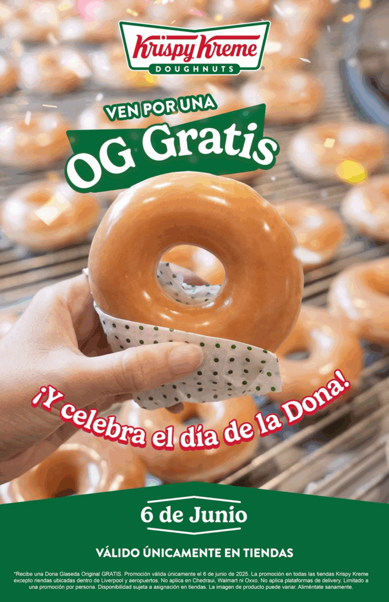 Celebra el Día de la Dona con dona glaseada