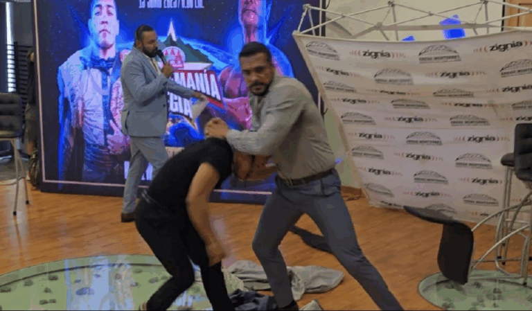 Alberto el Patrón y el Hijo del Vikingo se van a los golpes