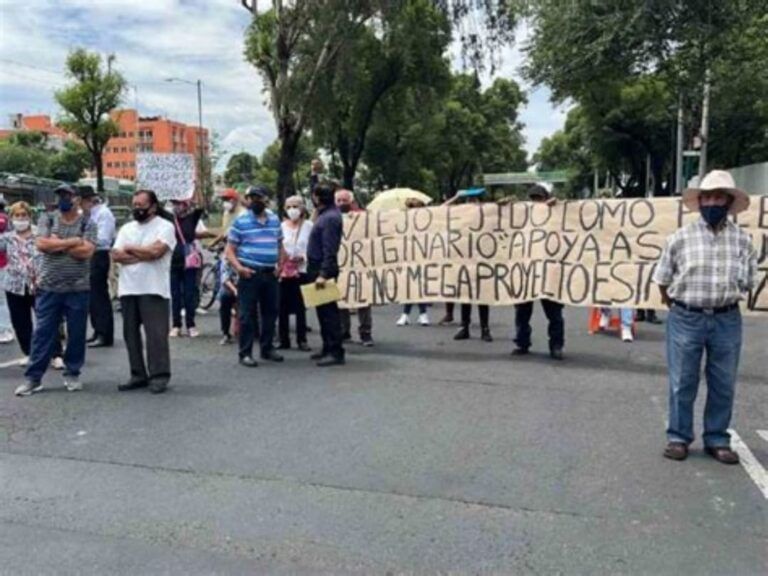 Protesta en Tlalpan por inmobiliarias y especulación ante Mundial 2026