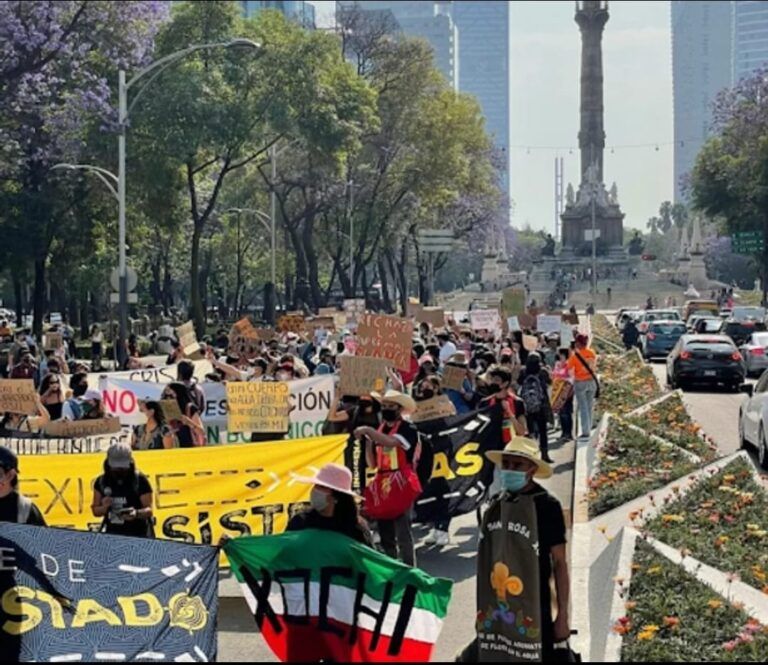 Tercera marcha contra gentrificación se realiza en CDMX con alta participación