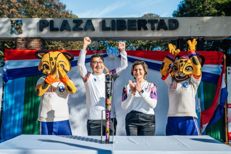 La antorcha panamericana se acerca a Asunción en la recta final hacia los Juegos Junior ASU2025