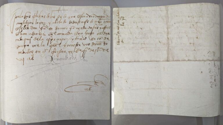 Regresa a México un documento firmado por Hernán Cortés tras décadas desaparecido