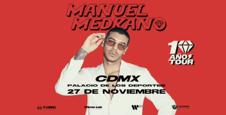 Manuel Medrano celebra 10 años de carrera con concierto en CDMX: “10 AÑOS TOUR”