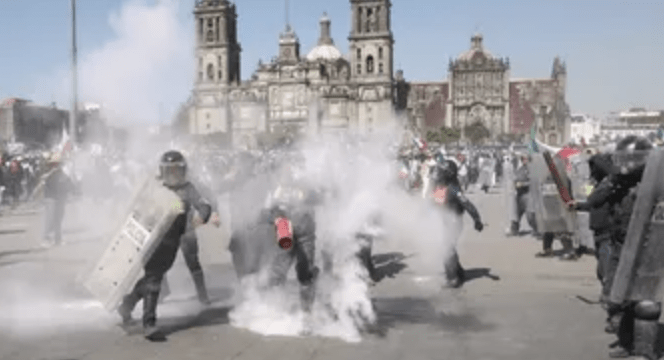 ONU urge a México a investigar uso excesivo de la fuerza en marcha de la Generación Z en CDMX